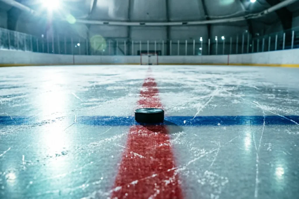 Hero illustration for the article “Offside and Icing: How Ice Hockey's Trickiest Rules Work”