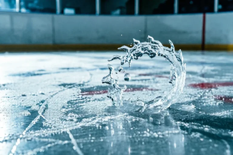 Hero illustration for the article “How to Stop on Ice Skates: A Beginner's Guide”