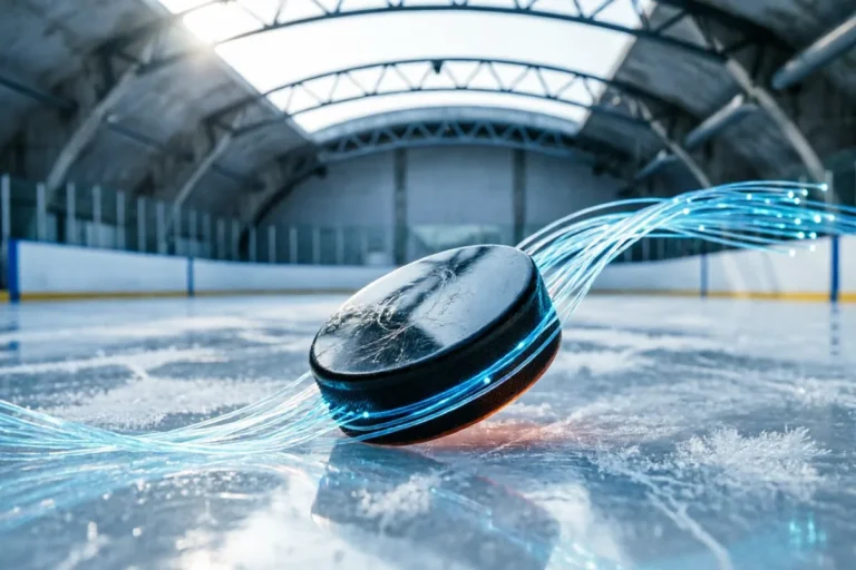 Hero illustration for the article “How Analytics Transforms Ice Hockey Player Development”