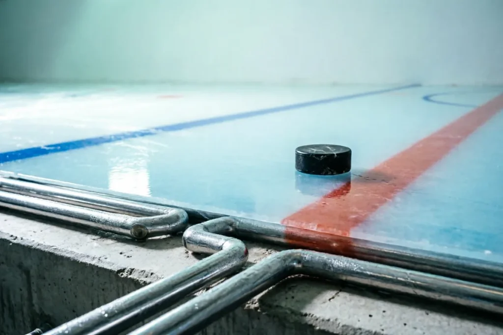 Hero photograph for the article “How Thick Should Rink Ice Be?”